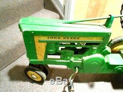 Vintage 1950's Eska John Deere Pedal Tractor