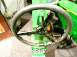 Vintage 1950's Eska John Deere Pedal Tractor