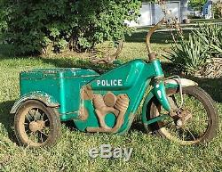 Vintage 1950's Evans Colson Police Tricycle Bicycle Very Rare MUST SEE