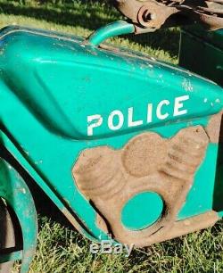 Vintage 1950's Evans Colson Police Tricycle Bicycle Very Rare MUST SEE