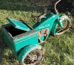 Vintage 1950's Evans Colson Police Tricycle Bicycle Very Rare MUST SEE