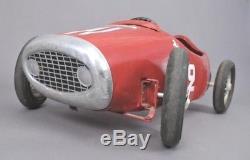 Vintage 1950's MG Ferrari Pedal Car Toy Original Condition Excellent Project