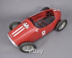 Vintage 1950's MG Ferrari Pedal Car Toy Original Condition Excellent Project