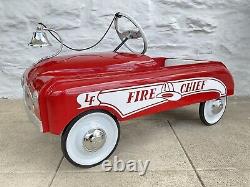 Vintage 1950's MURRAY Fire Chief Pedal Car Fish Mouth Beautiful Pro Restoration