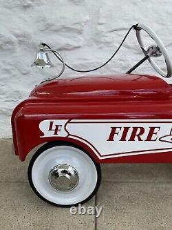 Vintage 1950's MURRAY Fire Chief Pedal Car Fish Mouth Beautiful Pro Restoration