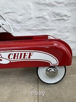 Vintage 1950's MURRAY Fire Chief Pedal Car Fish Mouth Beautiful Pro Restoration