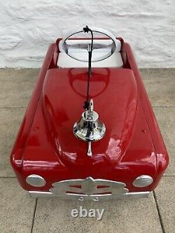 Vintage 1950's MURRAY Fire Chief Pedal Car Fish Mouth Beautiful Pro Restoration