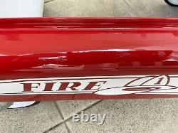 Vintage 1950's MURRAY Fire Chief Pedal Car Fish Mouth Beautiful Pro Restoration