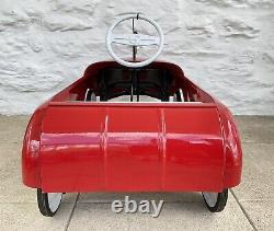 Vintage 1950's MURRAY Fire Chief Pedal Car Fish Mouth Beautiful Pro Restoration