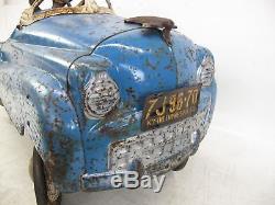 Vintage 1950's Murray Champion Jet Flow Drive Blue Pedal Car