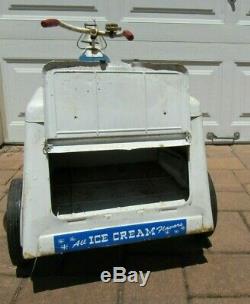 Vintage 1950's Murray L-950 Good Humor Ice Cream Pedal Car Truck Bike Trike