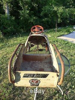 Vintage 1950's Murray Sad Face RANCH WAGON Pedal Car CLEAN Unrestored Condition