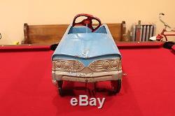 Vintage 1950's Pressed Steel Murray Tee Bird Pedal Car Blue All Original USA