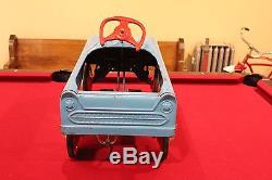Vintage 1950's Pressed Steel Murray Tee Bird Pedal Car Blue All Original USA