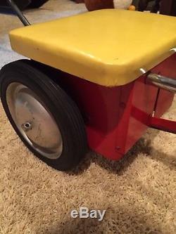 Vintage 1950's Toy Irish Mail Cart Pedal Car Chain Driven Pump Action Rare