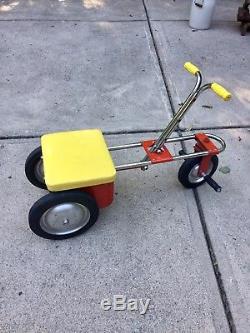 Vintage 1950's Toy Irish Mail Cart Pedal Car Chain Driven Pump Action Rare