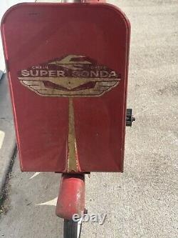 Vintage 1950's Vespa Garton Pedal Car Super Sonda Italian Style Chain Driven