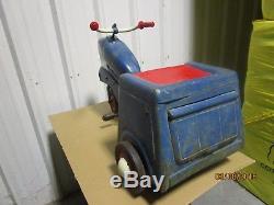 Vintage 1950's unrestored Murray Pedal Car trike hart to find for sale
