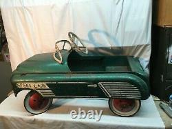 Vintage 1950s, 60s AMF Sky Lark Childs Pedal Car Toy Coupe Rat Rod Garage Art