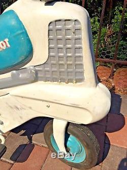 Vintage 1950s Blue White Original Graphics Murray Good Humor Ice Cream Pedal Car