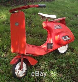 Vintage 1950s Castelli Motor Bike Pedal Scooter