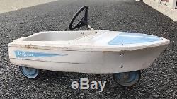 Vintage 1950s Murray DOLPHIN Pedal Car Boat Original Old Toy Rare