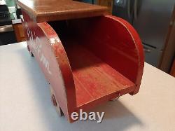 Vintage 1950s Wooden Ride-Em Panel Truck 24 All Wood Original