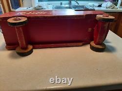 Vintage 1950s Wooden Ride-Em Panel Truck 24 All Wood Original