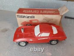 Vintage 1960 427 Stingray Corvette Ride-On toy withBox Dealer Promo Republic Tool