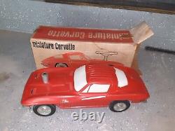 Vintage 1960 427 Stingray Corvette Ride-On toy withBox Dealer Promo Republic Tool