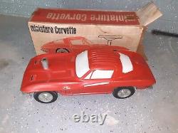 Vintage 1960 427 Stingray Corvette Ride-On toy withBox Dealer Promo Republic Tool