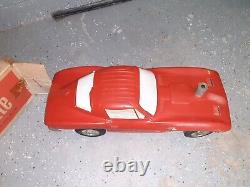 Vintage 1960 427 Stingray Corvette Ride-On toy withBox Dealer Promo Republic Tool