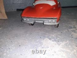 Vintage 1960 427 Stingray Corvette Ride-On toy withBox Dealer Promo Republic Tool