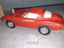 Vintage 1960 427 Stingray Corvette Ride-On toy withBox Dealer Promo Republic Tool