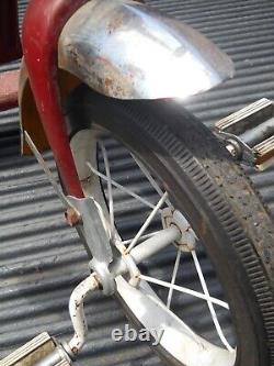 Vintage 1960's, 1970's AMF Junior Tricycle Red & White, U. S. A Used