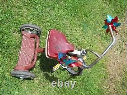 Vintage 1960's, 1970's AMF Junior Tricycle Red & White, U. S. A Used