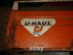 Vintage 1960's/1970's Rare Hard To Find U-Haul Pedal Car Trailer Accessory, Heavy
