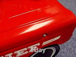 Vintage 1960's AMF No. 503 Fire Chief Pedal Car CLEAN! PICK UP ONLY NJ