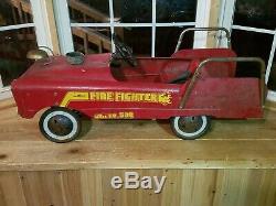 Vintage 1960's AMF Unit # 508 Fire Fighter Truck Pedal Car