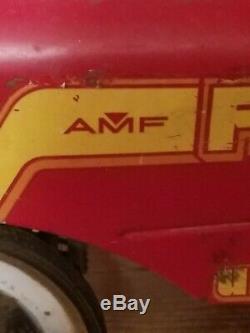 Vintage 1960's AMF Unit # 508 Fire Fighter Truck Pedal Car