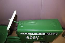 Vintage 1960's Oliver 1855 Pressed Steel Pedal Farm Tractor NICE