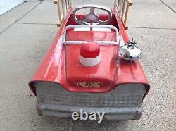 Vintage 1960s Murray Firetruck Pedal Car