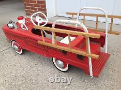 Vintage 1960s Murray Firetruck Pedal Car