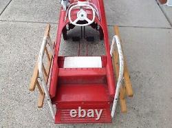 Vintage 1960s Murray Firetruck Pedal Car