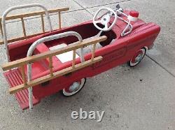 Vintage 1960s Murray Firetruck Pedal Car