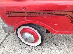 Vintage 1960s Murray Firetruck Pedal Car