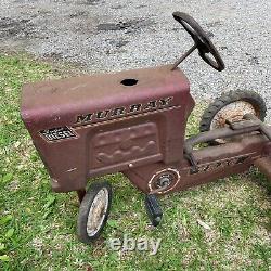 Vintage 1960s Murray Super Diesel Pedal Tractor Missing Seat