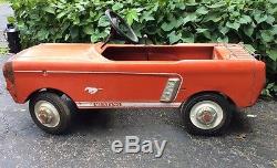 Vintage 1960s Mustang Pedal Car