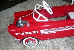 Vintage 1960s Original Murray Fire Truck Pedal Car