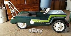Vintage 1960s Pedal Tow Truck Jeep Super cool See photos